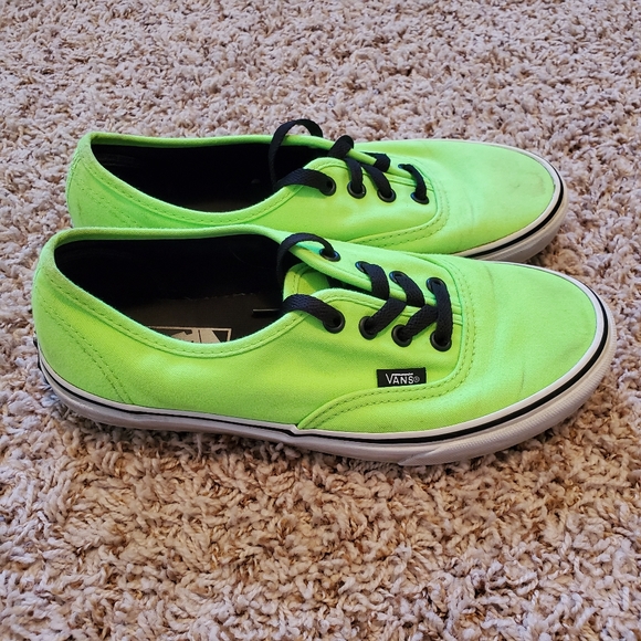 neon green colour shoes